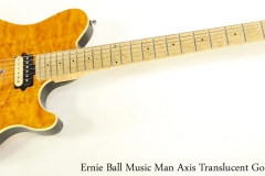 Ernie Ball Music Man Axis Translucent Gold, 2011    Full Front View