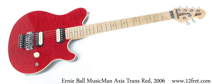 Ernie Ball MusicMan Axis Trans Red, 2006 Full Front View