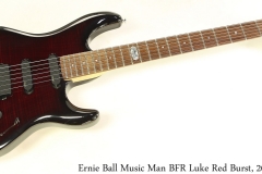 Ernie Ball Music Man BFR Luke Red Burst, 2007 Full Front View