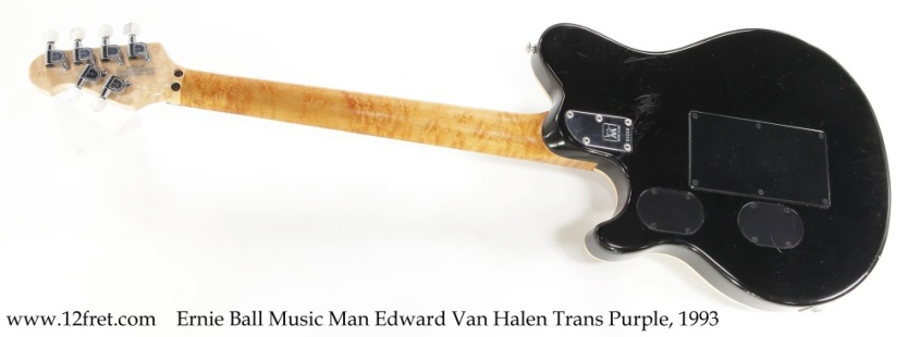 Ernie Ball Music Man Edward Van Halen Trans Purple, 1993 Full Rear View