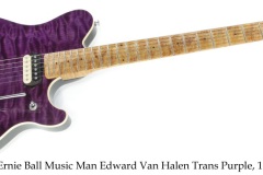 Ernie Ball Music Man Edward Van Halen Trans Purple, 1993 Full Front View
