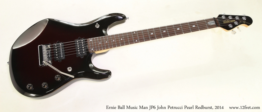 Ernie Ball Music Man JP6 John Petrucci Pearl Redburst, 2014  Full Front View