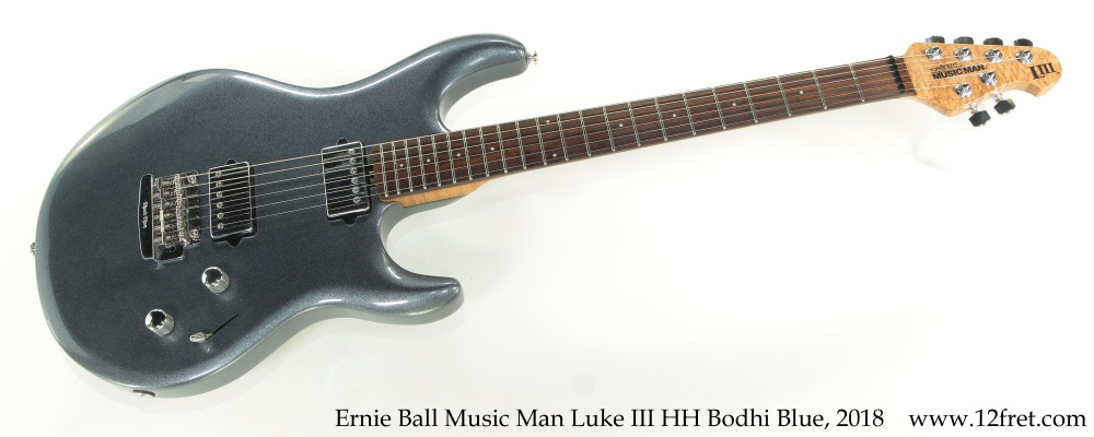 Ernie Ball Music Man Luke III Bodhi Blue, 2018 | www.12fret.com Ernie Ball Music Man Luke III Bodhi Blue, 2018 | www.12fret.com