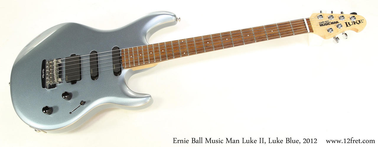 Ernie Ball Music Man Luke II, Luke Blue, 2012 | www.12fret.com