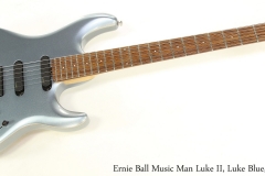 Ernie Ball Music Man Luke II, Luke Blue, 2012 Full Front View