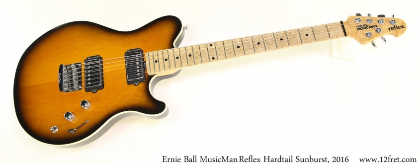 Ernie Ball MusicManReflex Hardtail Sunburst, 2016 Full Front View