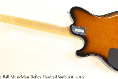 Ernie Ball MusicManReflex Hardtail Sunburst, 2016 Full Rear View