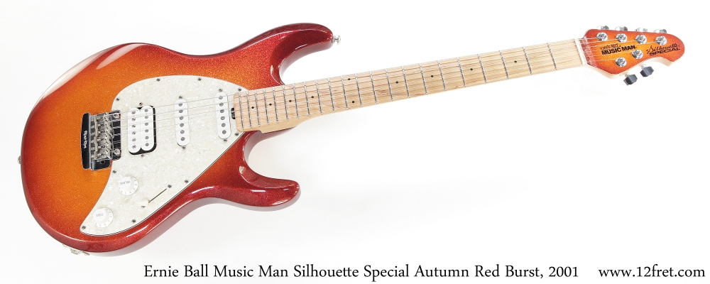 Ernie Ball Music Man Silhouette Special Autumn Red Burst, 2001 Full Front View