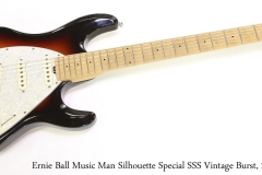 Ernie Ball Music Man Silhouette Special SSS Vintage Burst, 2003 Full Front View