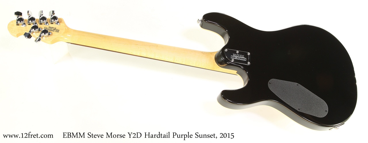 EBMM Steve Morse Y2D Hardtail Purple Sunset, 2015 Full Rear View