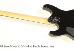 EBMM Steve Morse Y2D Hardtail Purple Sunset, 2015 Full Rear View