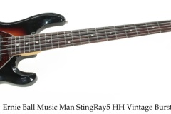 Ernie Ball Music Man StingRay5 HH Vintage Burst, 2007 Full Front View