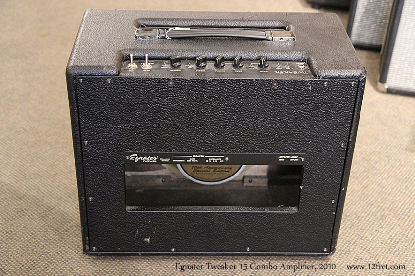Egnater Tweaker 15 Combo Amplifier, 2010 Full Rear View