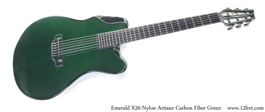 Emerald X20-Nylon Artisan Carbon Fiber Green Full Front View