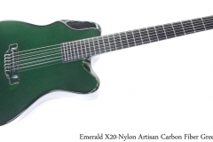 Emerald X20-Nylon Artisan Carbon Fiber Green Full Front View