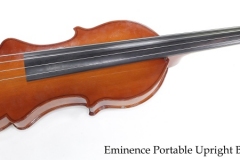 Eminence Portable Upright Bass, Brown Full Front View