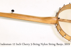 Enoch Tradesman 12 Inch Cherry 5-String Nylon String Banjo, 2019 Full Rear VIew