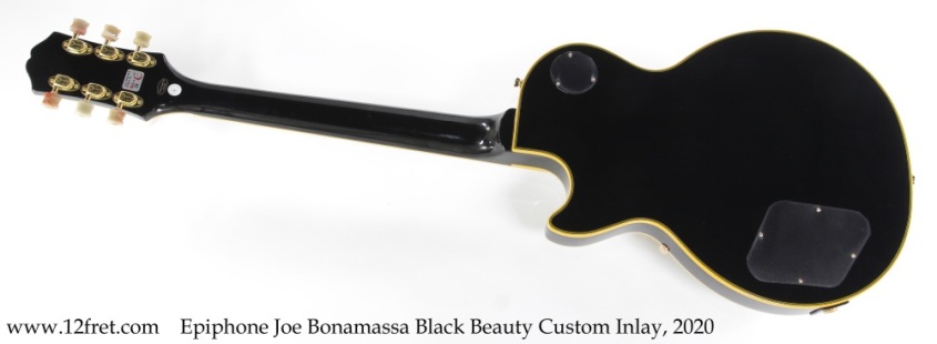 Epiphone Joe Bonamassa Black Beauty Custom Inlay, 2020 Full Rear View