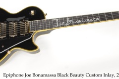 Epiphone Joe Bonamassa Black Beauty Custom Inlay, 2020 Full Front View