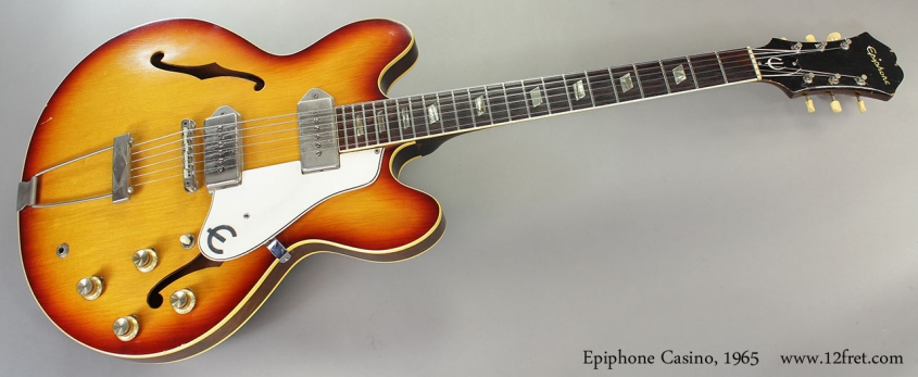 Epiphone Casino, 1965 Full Front VIew