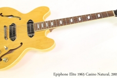 Epiphone Elite 1965 Casino Natural, 2003 Full Front View