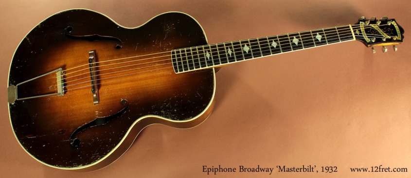 Epiphone Broadway Masterbilt, 1932 full front