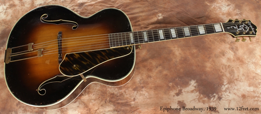 Epiphone Broadway Archtop 1939 full front view