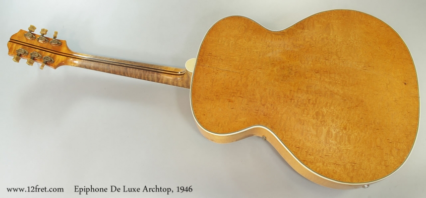 Epiphone DeLuxe Archtop, 1946 Full Rear View