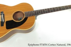 Epiphone FT45N Cortez Natural, 1964 Full Front View