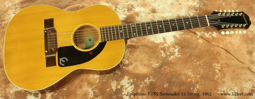 Epiphone F585 Serenader 12-String 1965 full front view