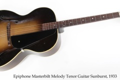 Epiphone Masterbilt Melody Tenor Guitar Sunburst, 1933 Full Front View