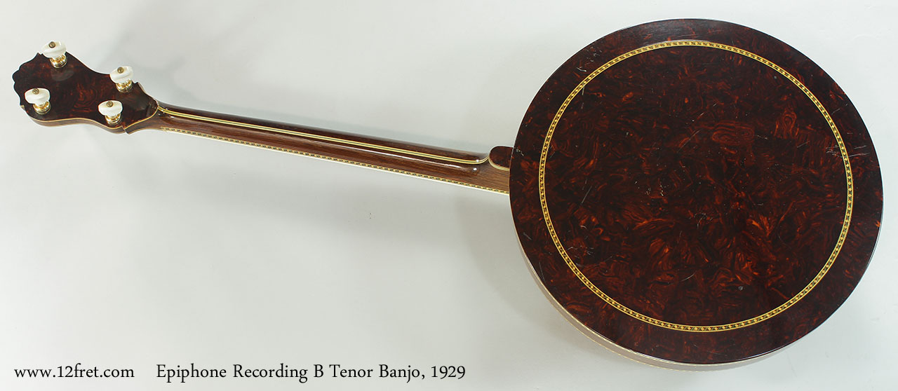 Epiphone Recording B Tenor Banjo, 1929 Full Rear View