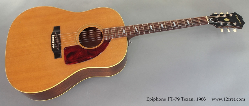 Epiphone FT-79 Texan 1966 full front view