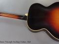 Epiphone Triumph Archtop Guitar, 1941 Full Rear View