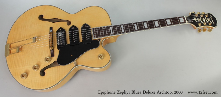Epiphone Zephyr Blues Deluxe Archtop, 2000 Full Front View