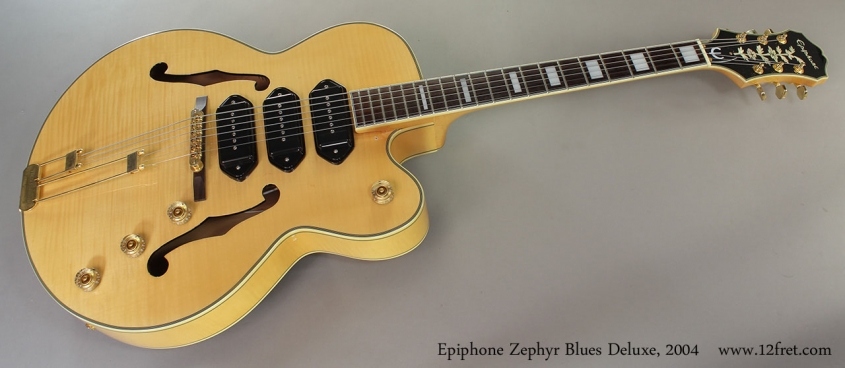 Epiphone Zephyr Blues Deluxe Archtop, 2004 Full Front VIew