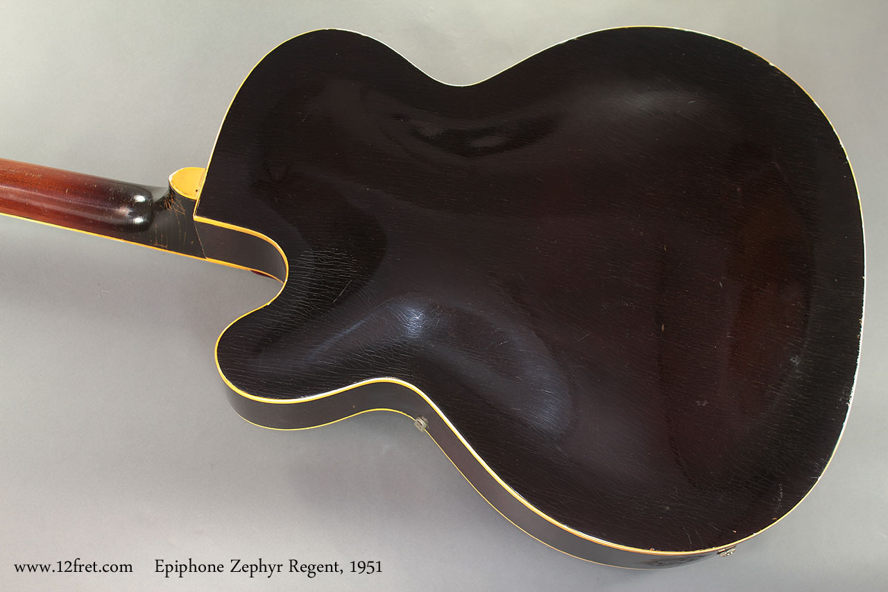 Epiphone Zephyr Regent 1951 back
