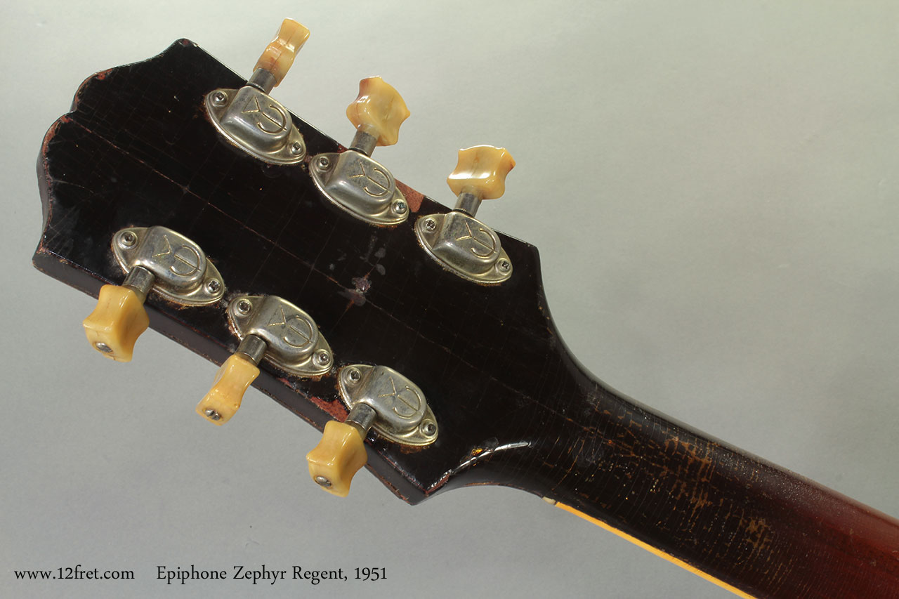 Epiphone Zephyr Regent 1951 head rear