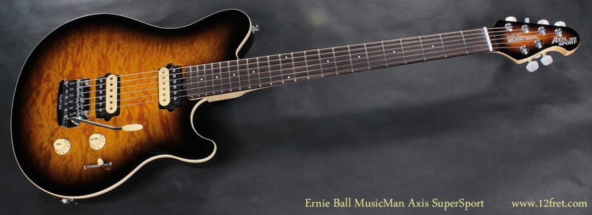 Ernie Ball MusicMan Axis SuperSport full front view