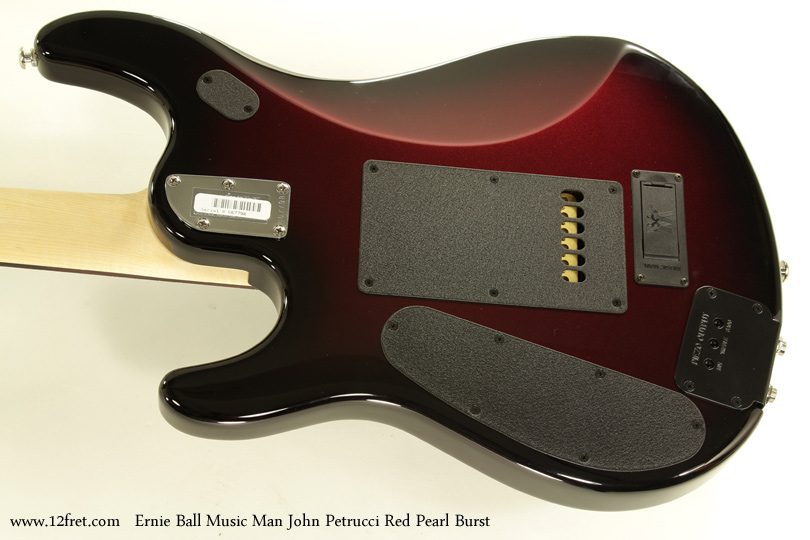 Ernie Ball Music Man John Petrucci Red Pearl Bust back