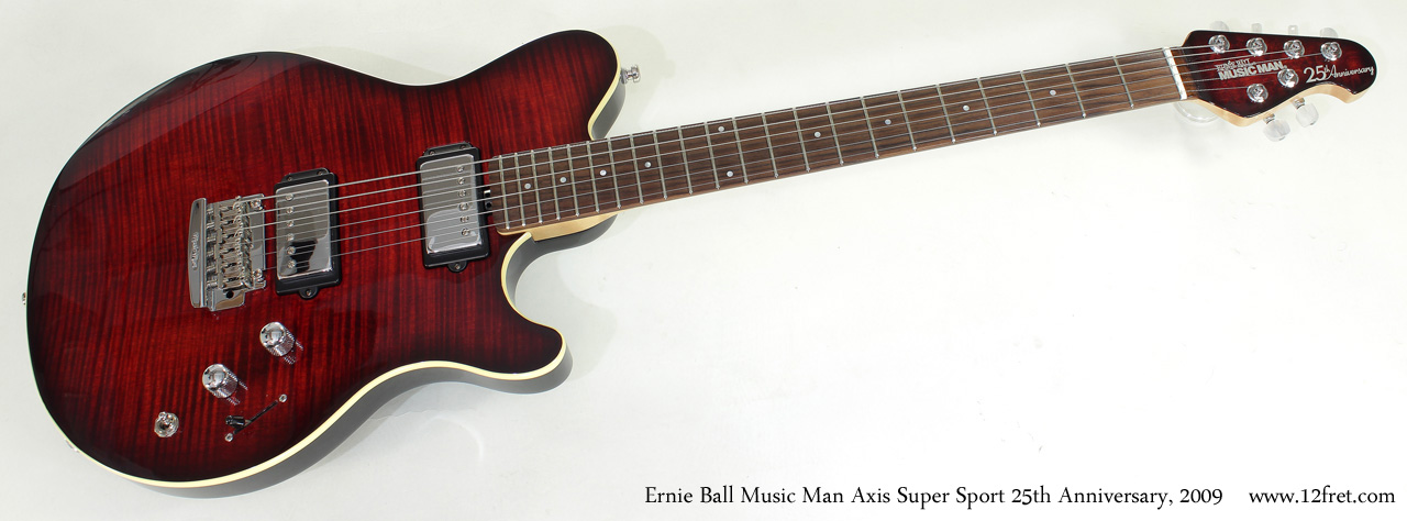 Ernie Ball Music Man Axis Super Sport 25th Anniversary 2009 full front view