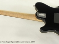 Ernie Ball Music Man Axis Super Sport 25th Anniversary 2009 full rear view