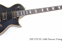 ESP LTD EC-1000 Duncan Vintage Black Full Front View