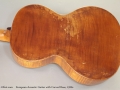European Acoustic Guitar with Carved Rose, 1920s  Back