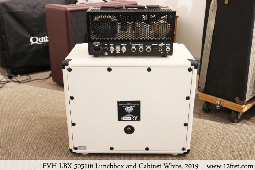 EVH LBX 5051iii Lunchbox and Cabinet White, 2019 Full Rear View