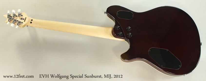 EVH Wolfgang Special Sunburst, MIJ, 2012 Full Rear View