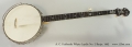 A. C. Fairbanks Whyte Laydie No. 2 Banjo, 1902 Full Front View