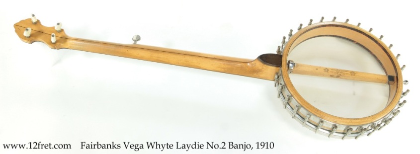 Fairbanks Vega Whyte Laydie No.2 Banjo, 1910 Full Rear View
