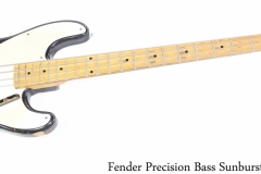 Fender Precision Bass Sunburst, 1956 Full Front View