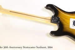 Fender 50th Anniversary Stratocaster Sunburst, 2004  Full Rear View